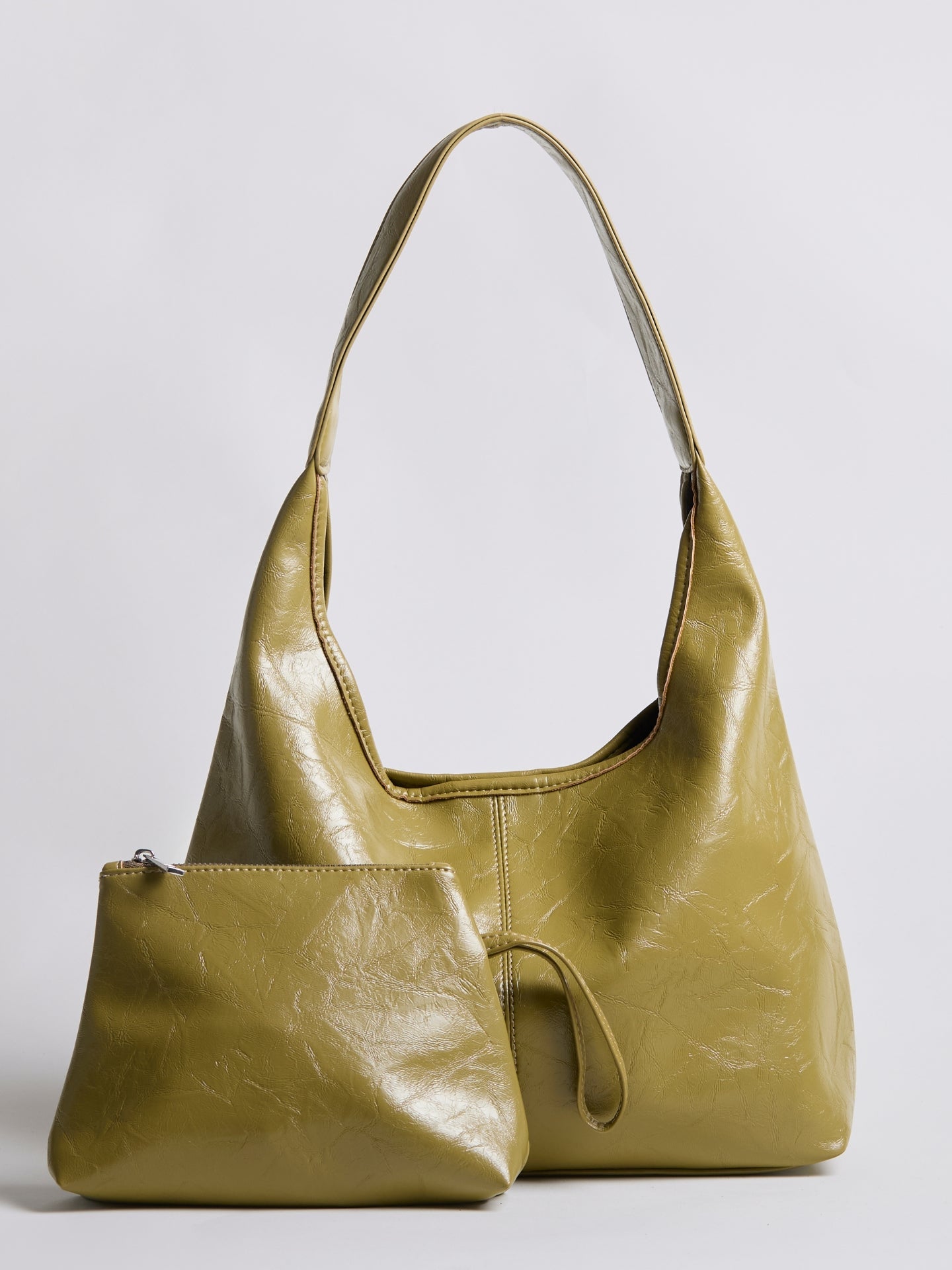 Scarlett Tote Bag aus Distressed-Leder