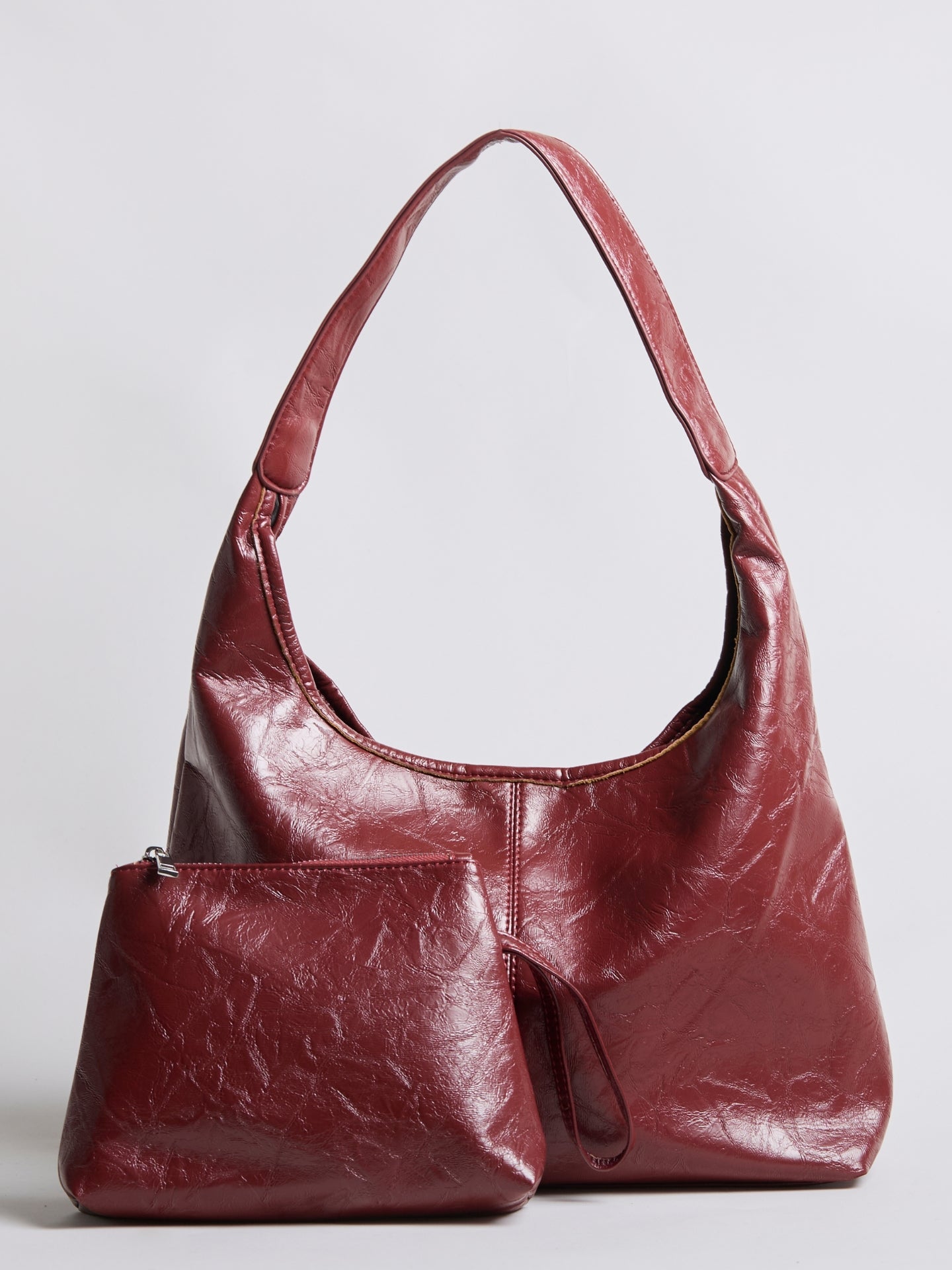 Scarlett Tote Bag aus Distressed-Leder
