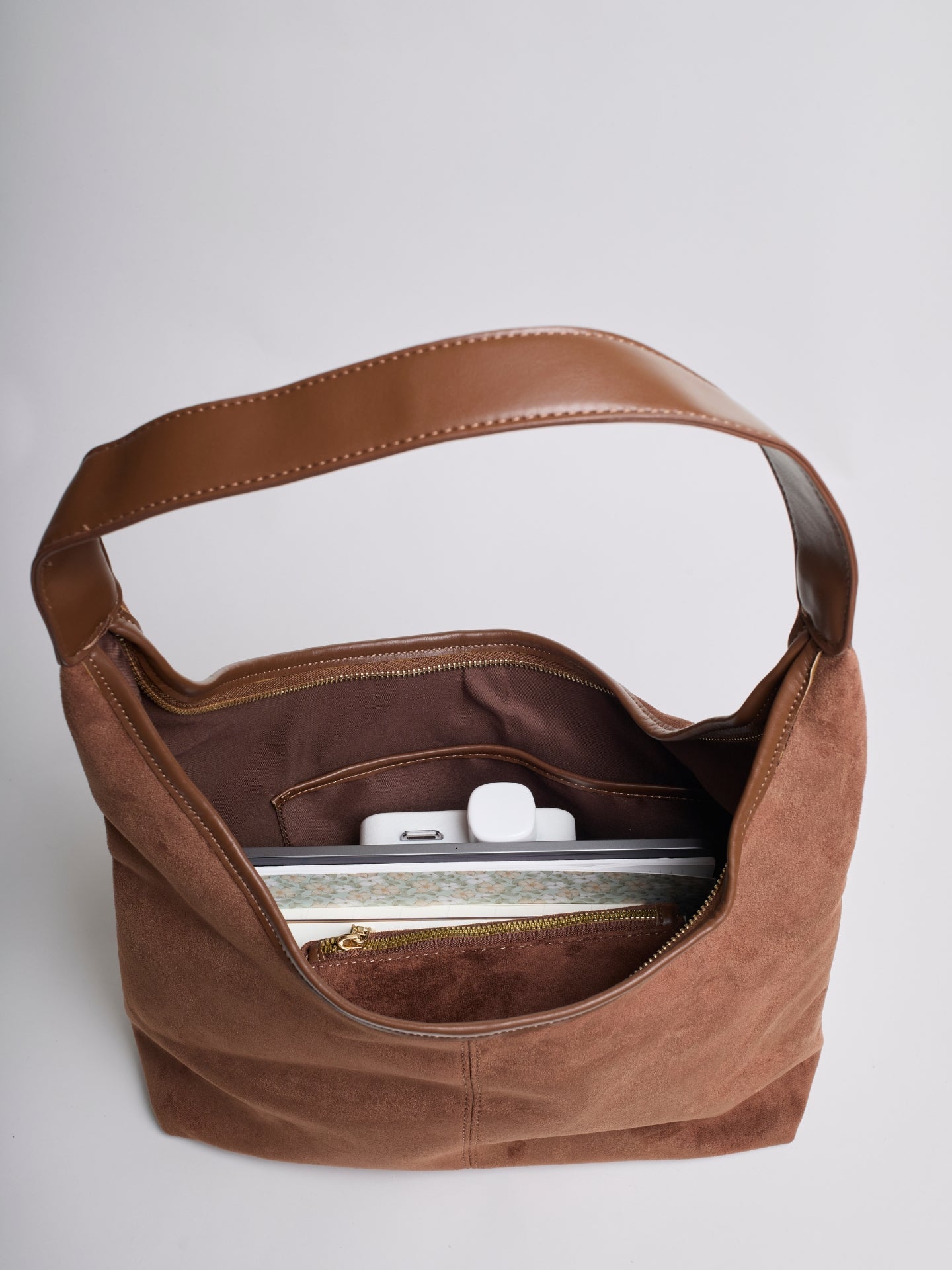 Suede Daily Ledertasche