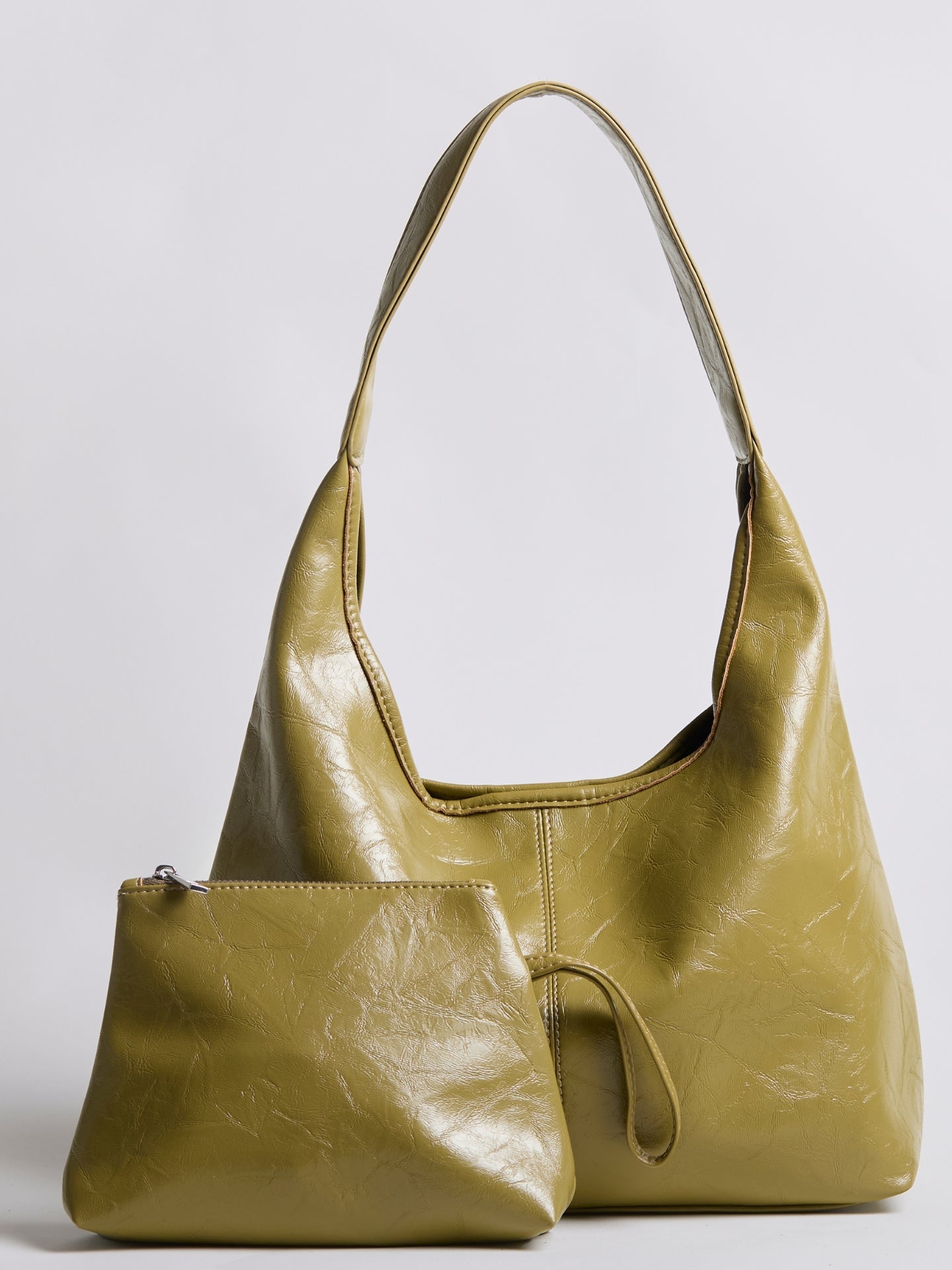 Scarlett Tote Bag aus Distressed-Leder