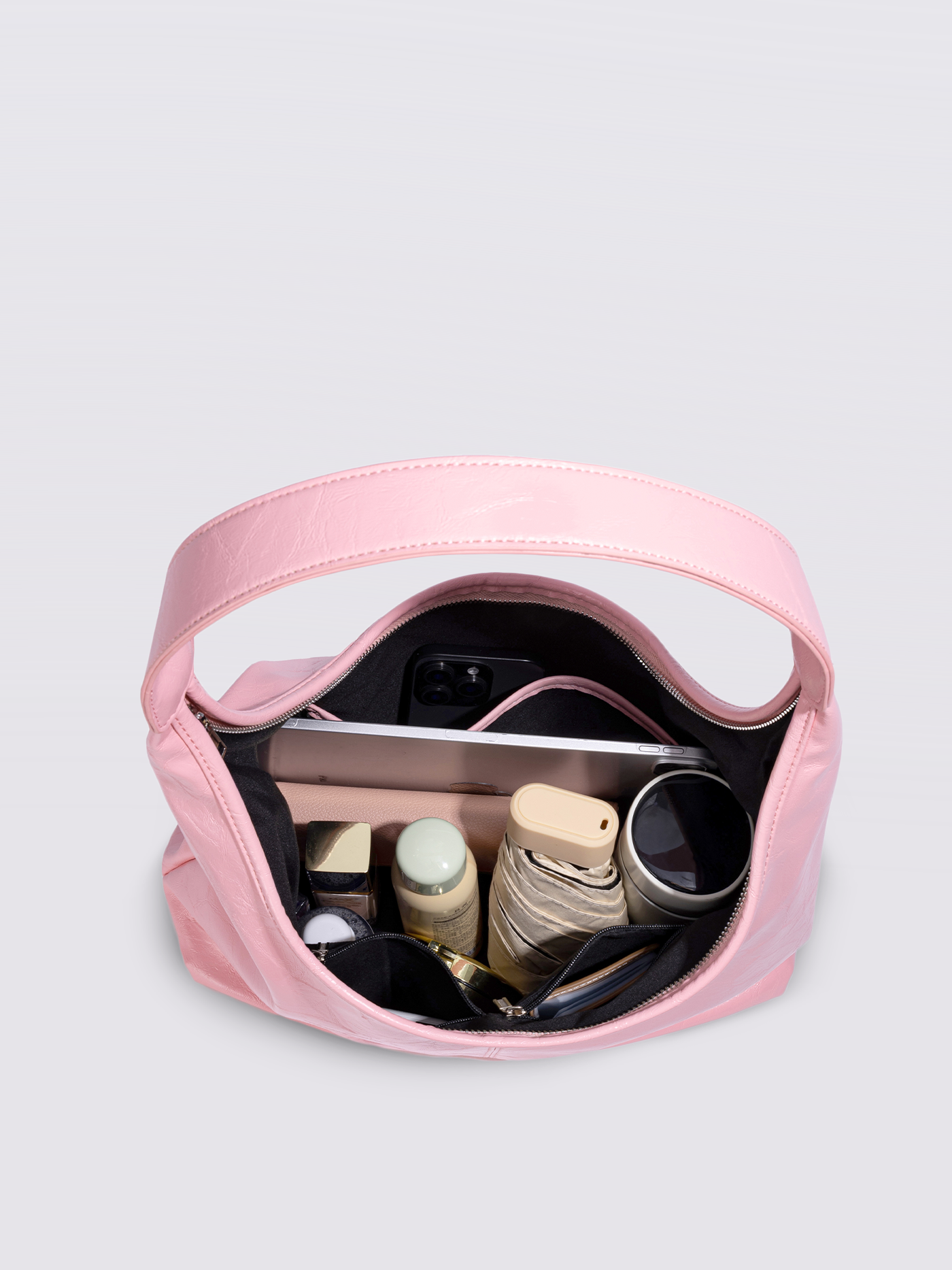 Scarlett Tote Bag aus Distressed-Leder