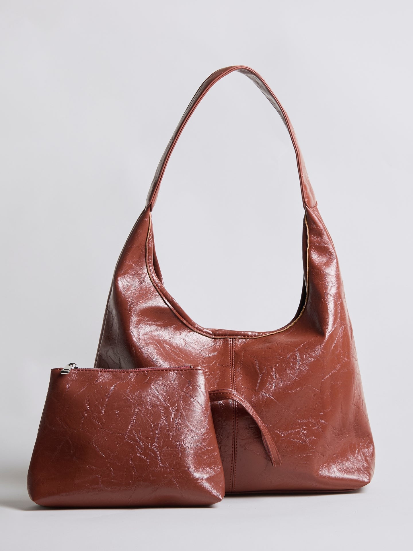 Scarlett Tote Bag aus Distressed-Leder