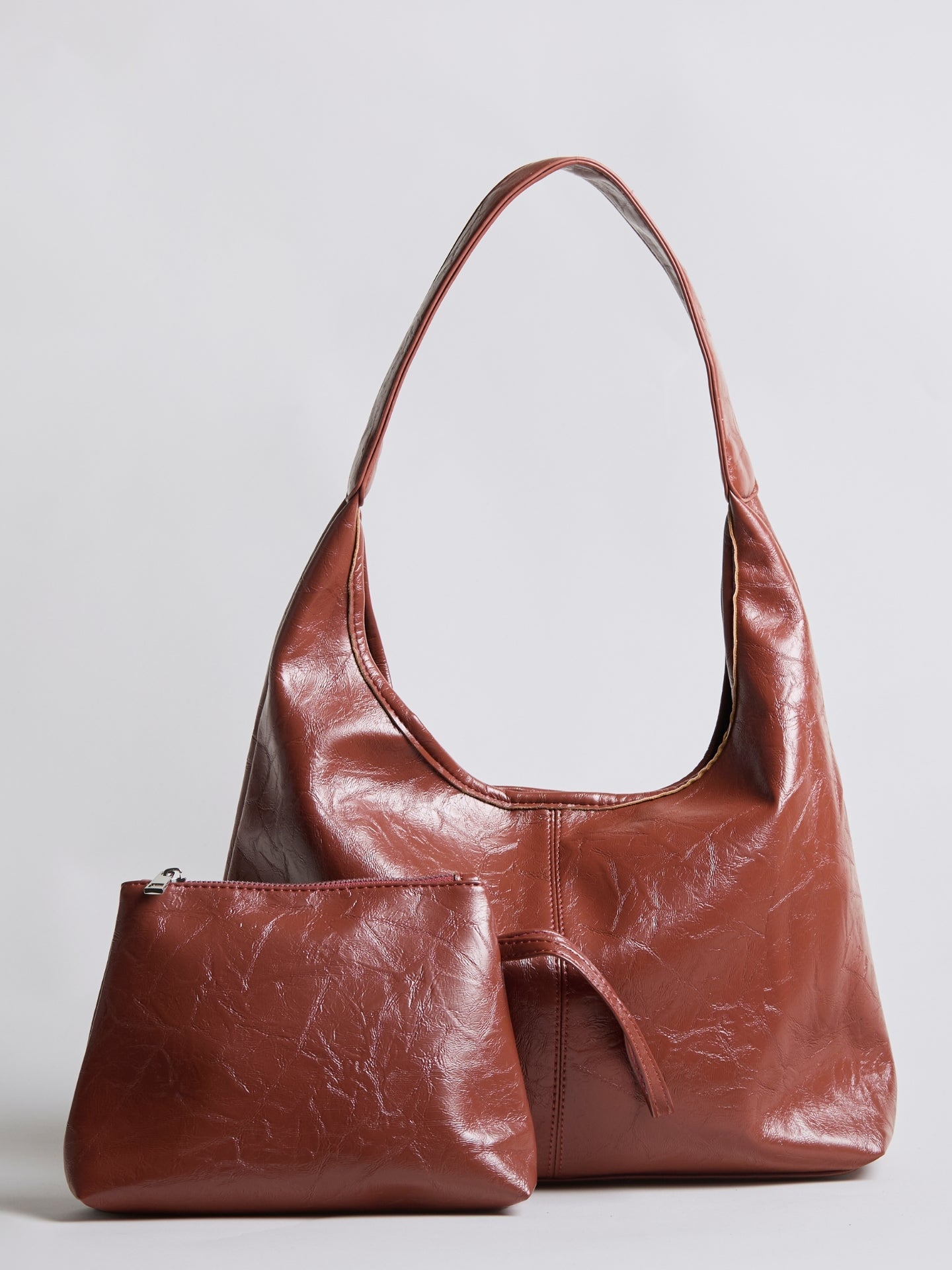 Scarlett Tote Bag aus Distressed-Leder