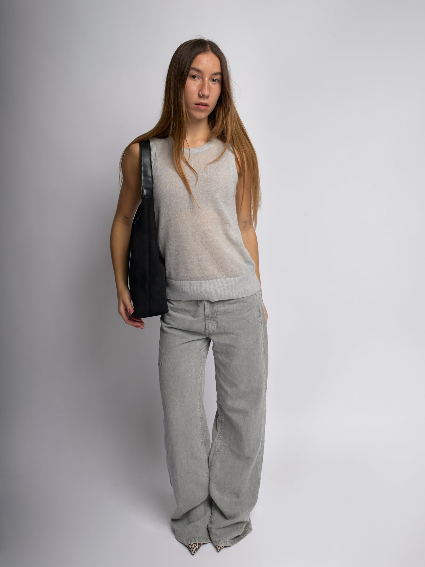 Suede Daily Ledertasche