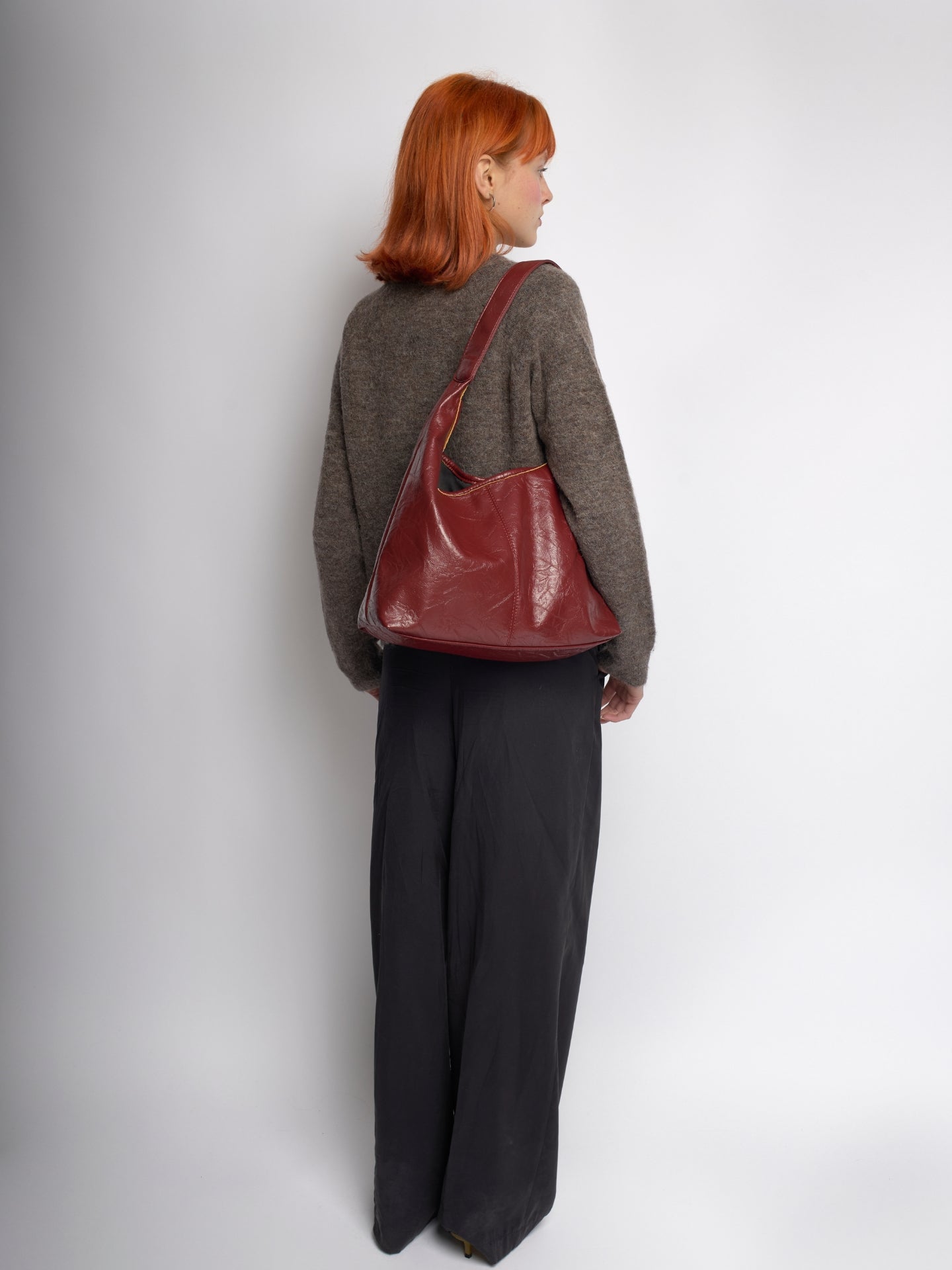 Scarlett Tote Bag aus Distressed-Leder